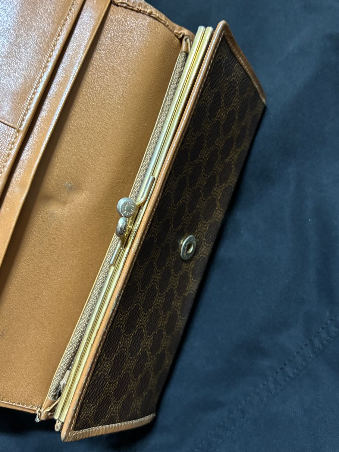 vintage celine leather wallet 셀린느 지갑 상품이미지5