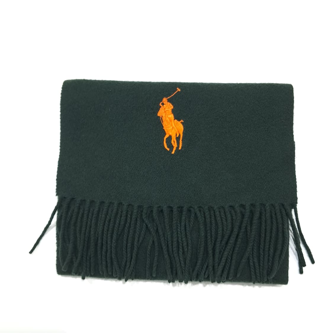 MX387 폴로 랄프로렌 100% 램스울 포레스트 그린 빅포니 자수 머 상품이미지7