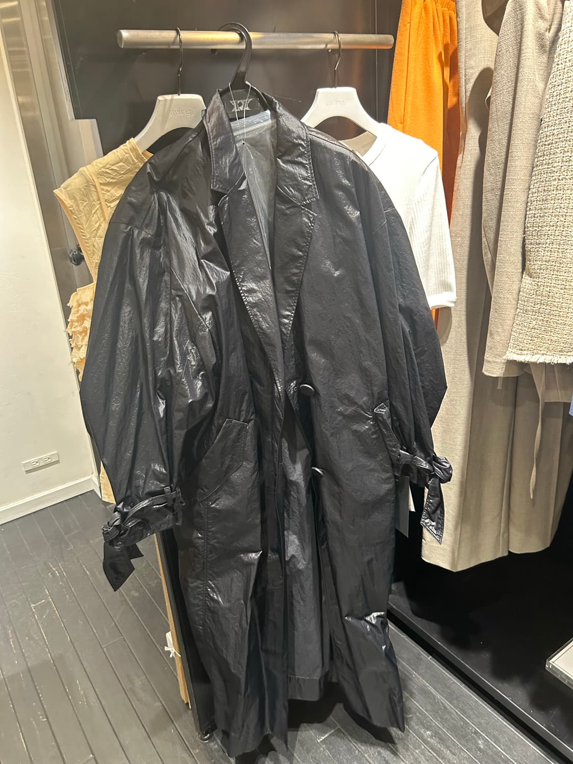 일본브랜드 styling/ 브랜드의 블랙 코트 상품이미지9