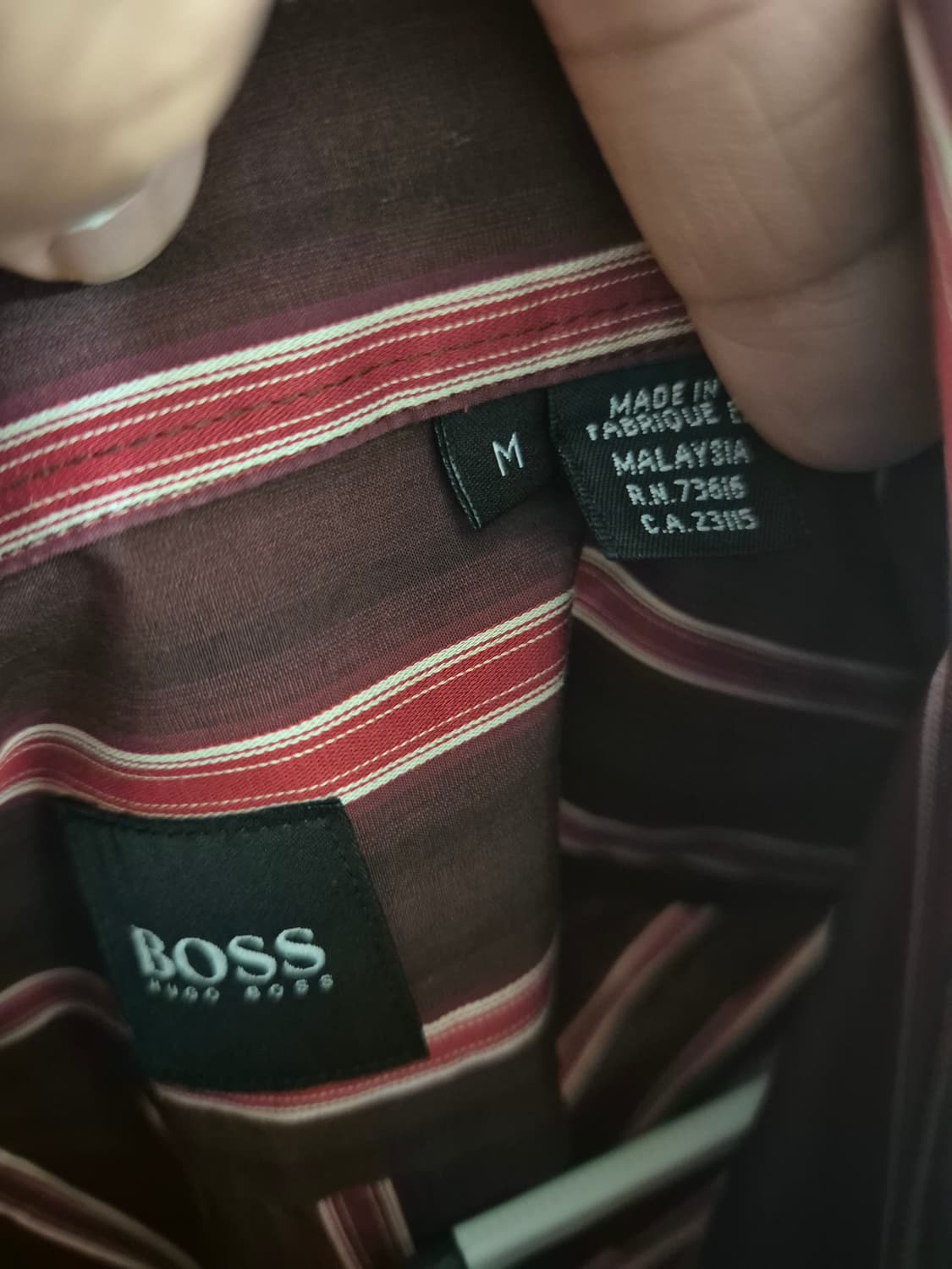 [해외M]휴고보스 스트라이프 셔츠 긴팔 상품이미지4