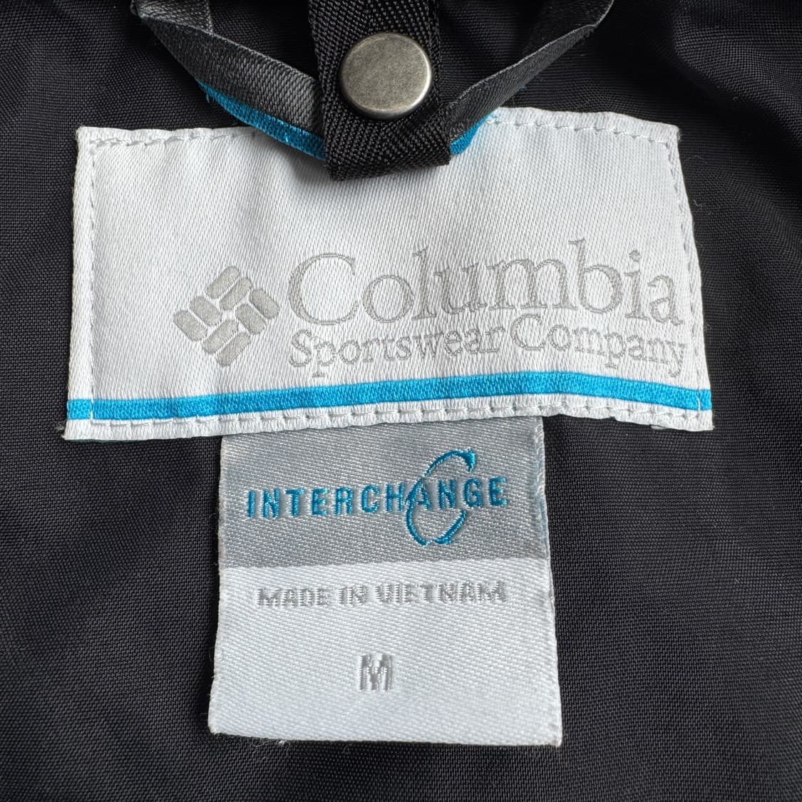 컬럼비아 고프코어 풀오버 나일론 마운틴 바람막이 자켓 블랙 상품이미지7