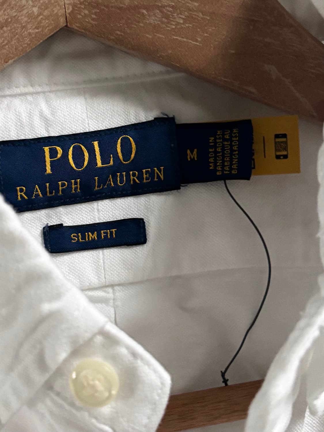 Polo 폴로 랄프로렌 QR신형 멀티컬러포니 화이트 옥스포드 셔츠 상품이미지3