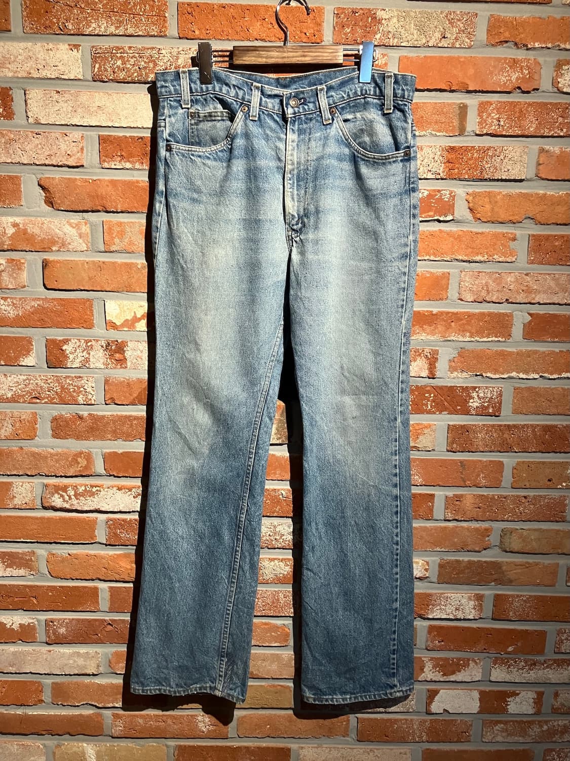 80s USA 빈티지 리바이스 517 오렌지탭 부츠컷 데님 팬츠 상품이미지2