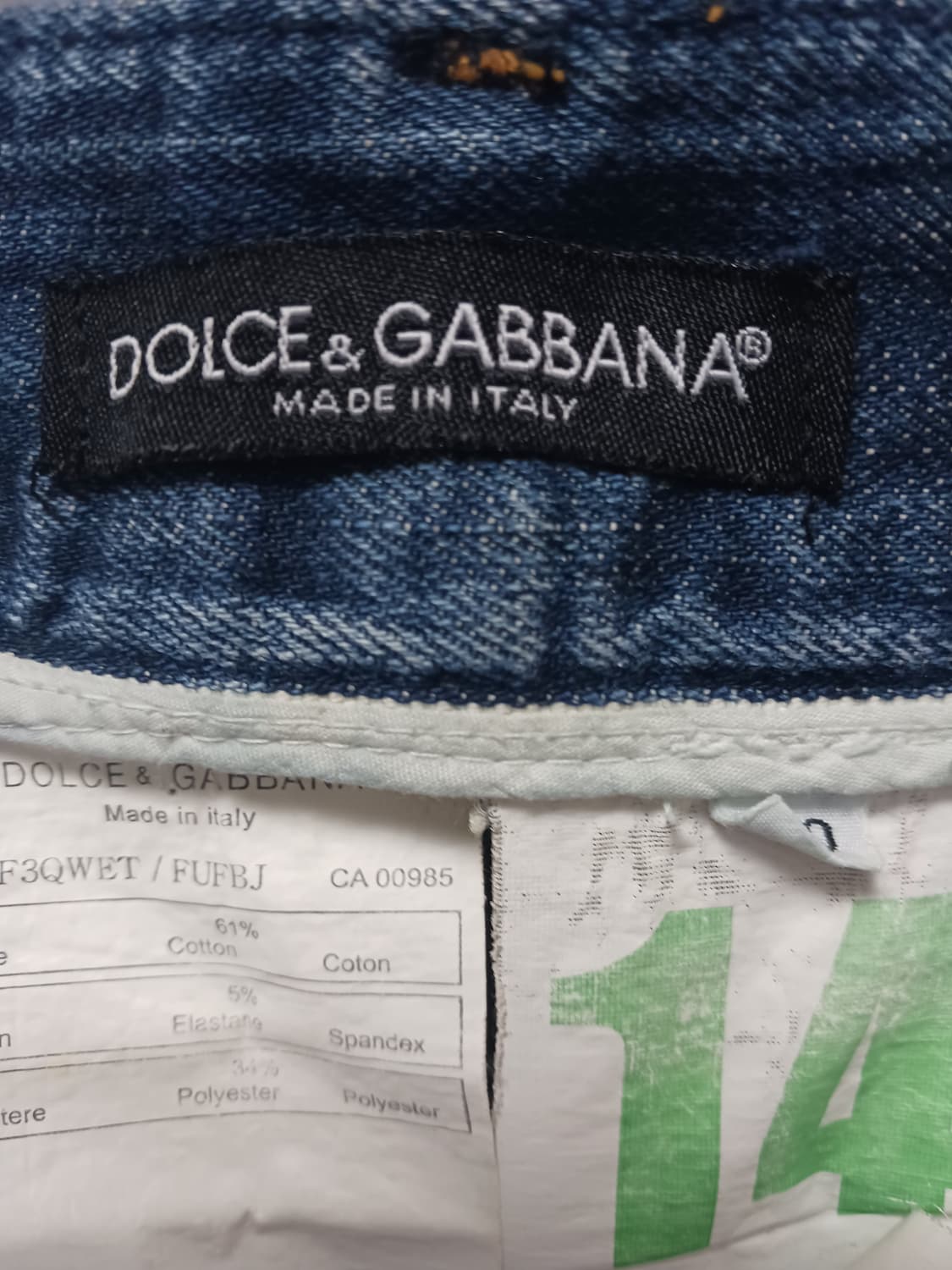 [34] 돌체앤가바나 래더패치포켓 14클래식진 청바지 상품이미지10