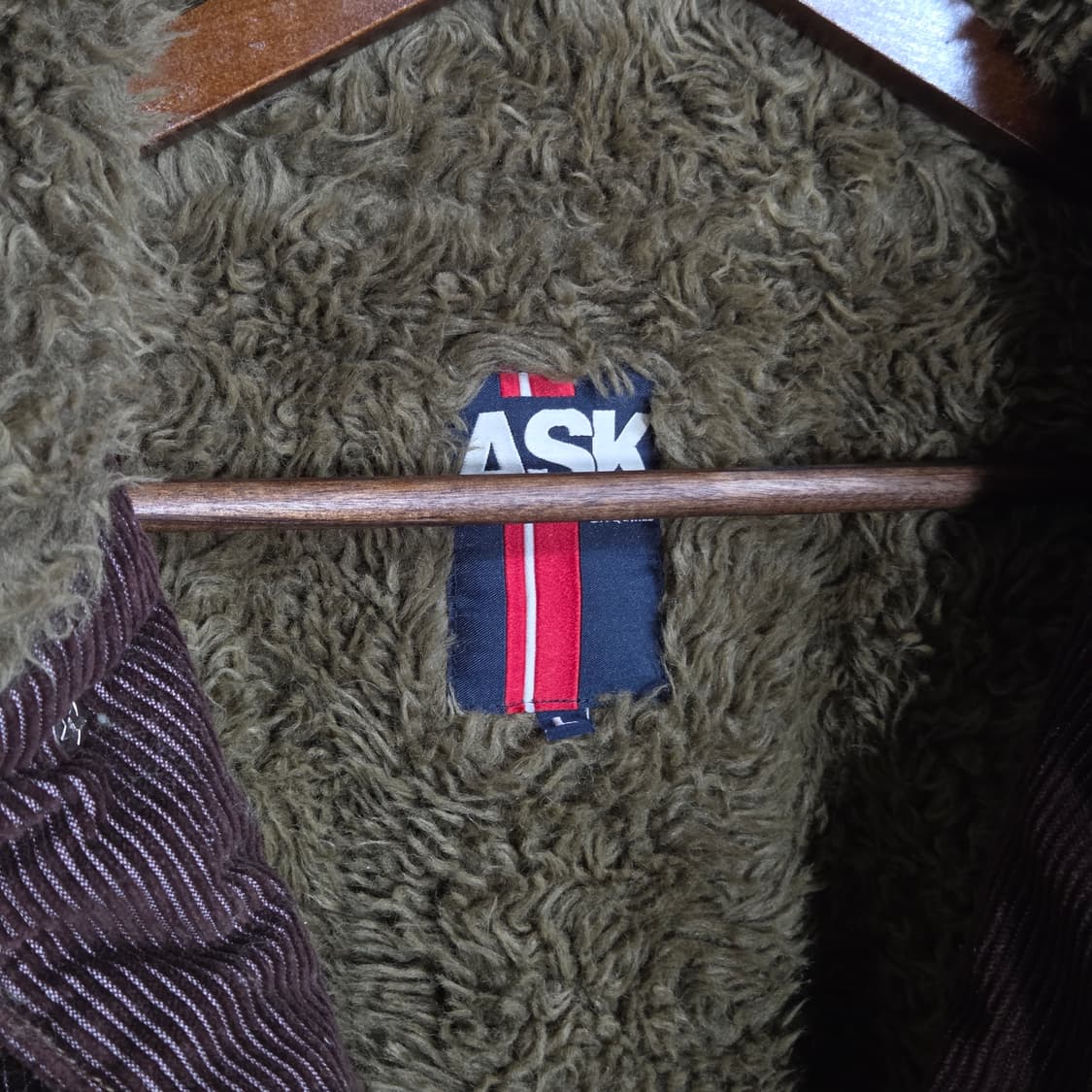 에스크 Y2K 브라운 코듀로이 퍼 쉐르파 자켓 상품이미지9