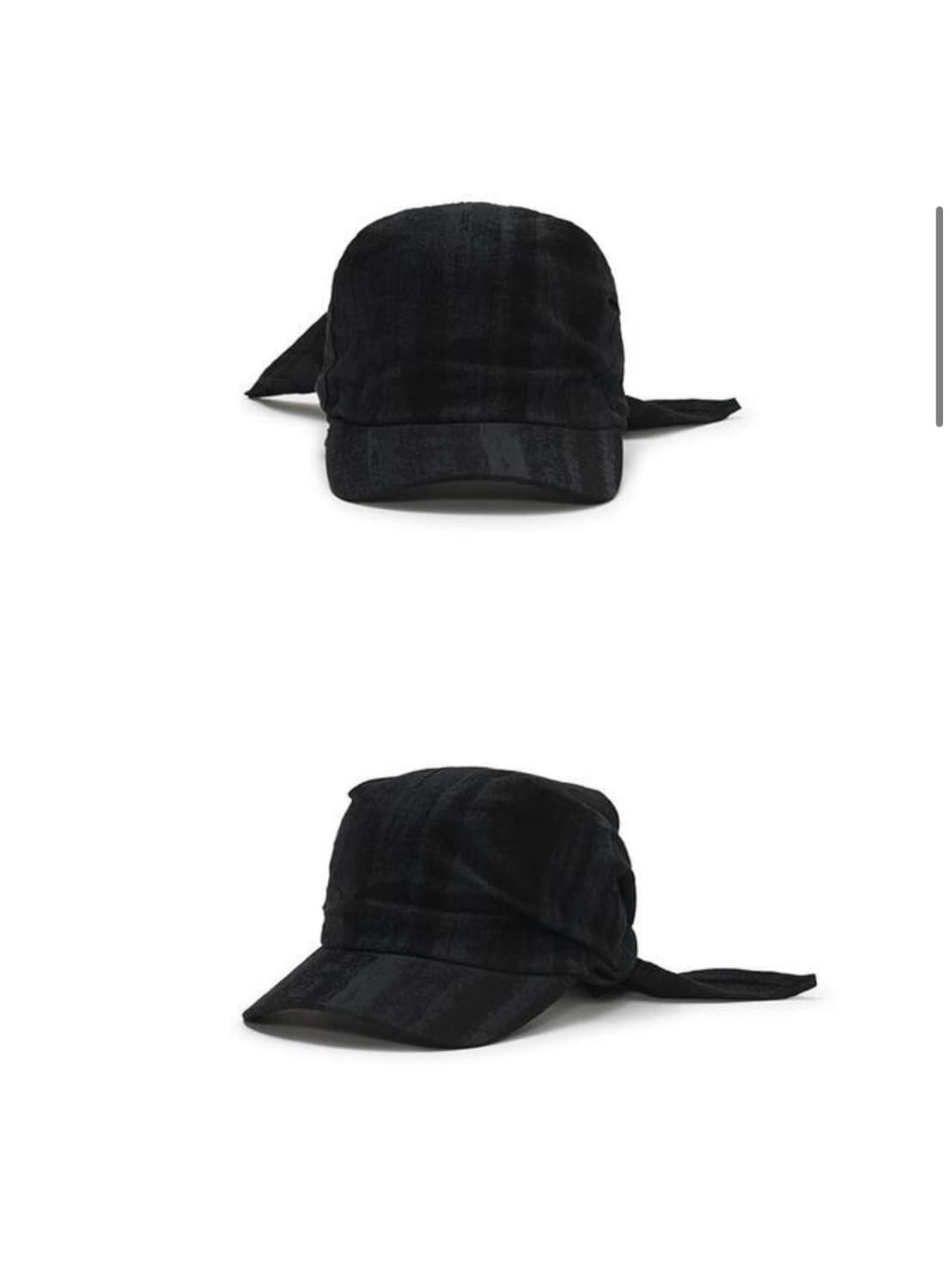 AWESOME NEEDS SCARF CAP_JACQUARD BLACK  상품이미지3