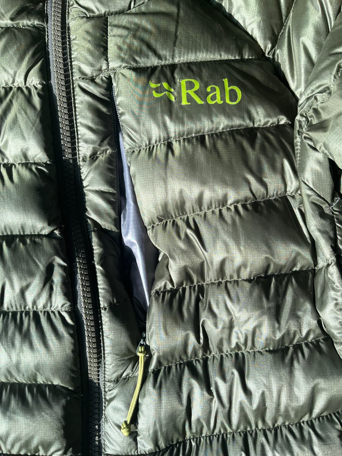 rab 랩 아르곤 후디 패딩 아미 army s 상품이미지3