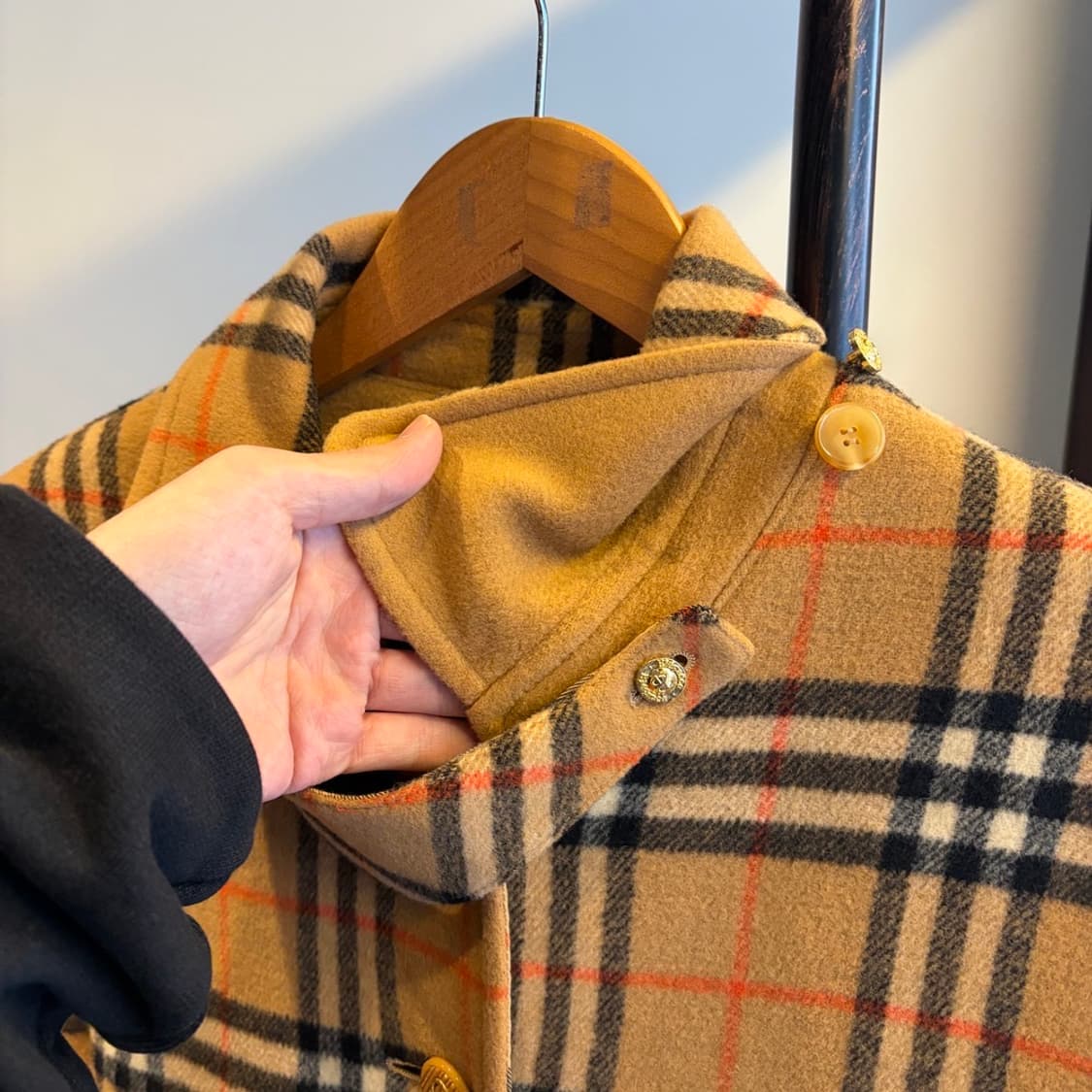 15765 - 버버리 노바 체크 실크 코트 (WASHABLE SILK 1 상품이미지5