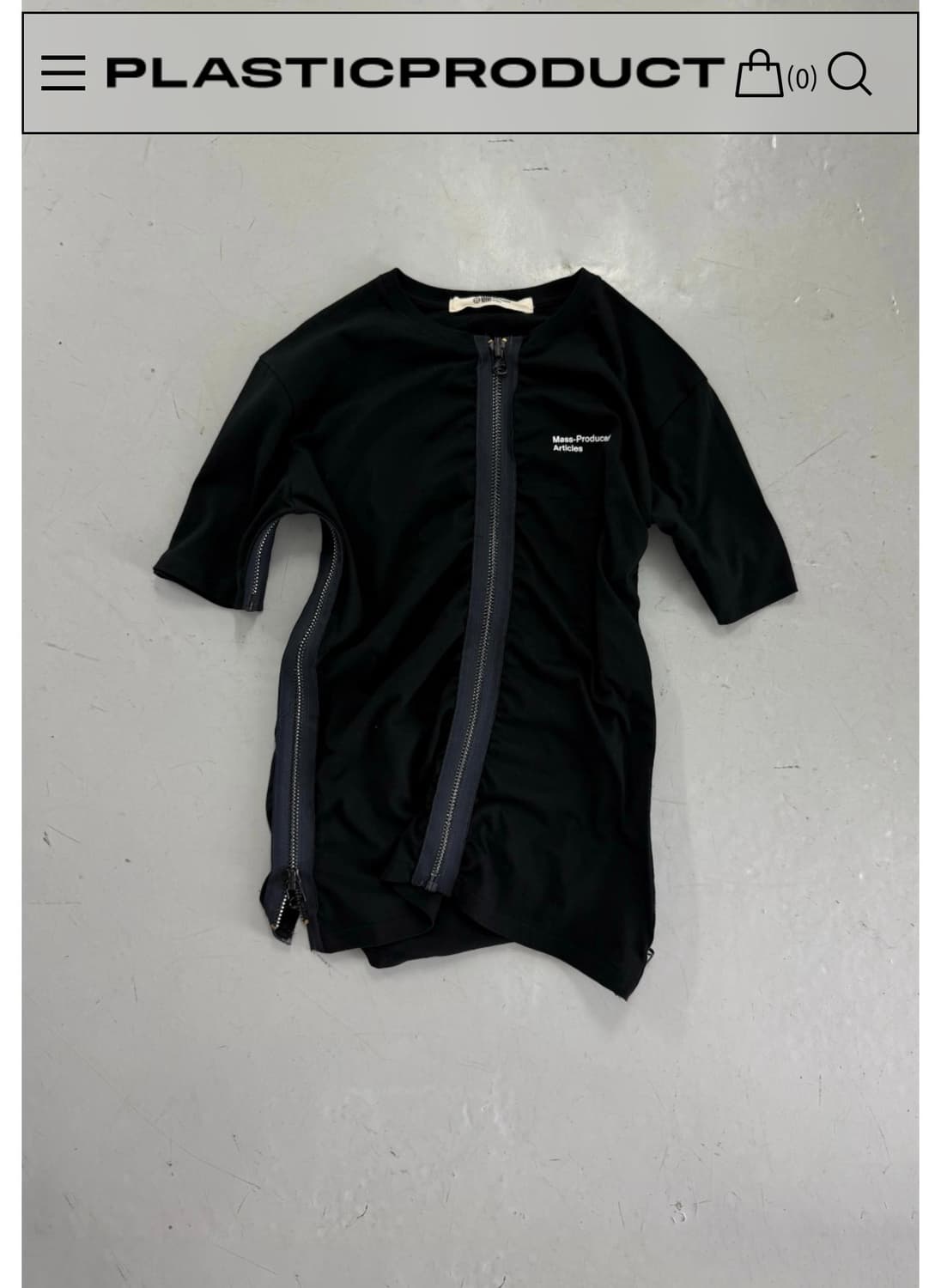 MPa ZIP INSTRUMENT T-SHIRT 02 (BLACK) 상품이미지1