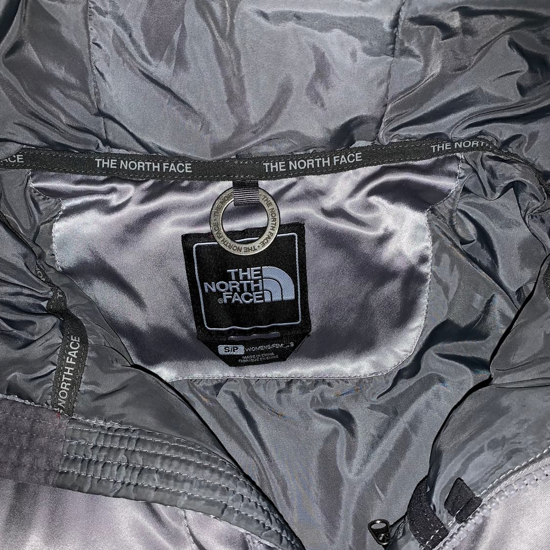 2000s 빈티지 노스페이스 실버 퍼 크롭 패딩 상품이미지5