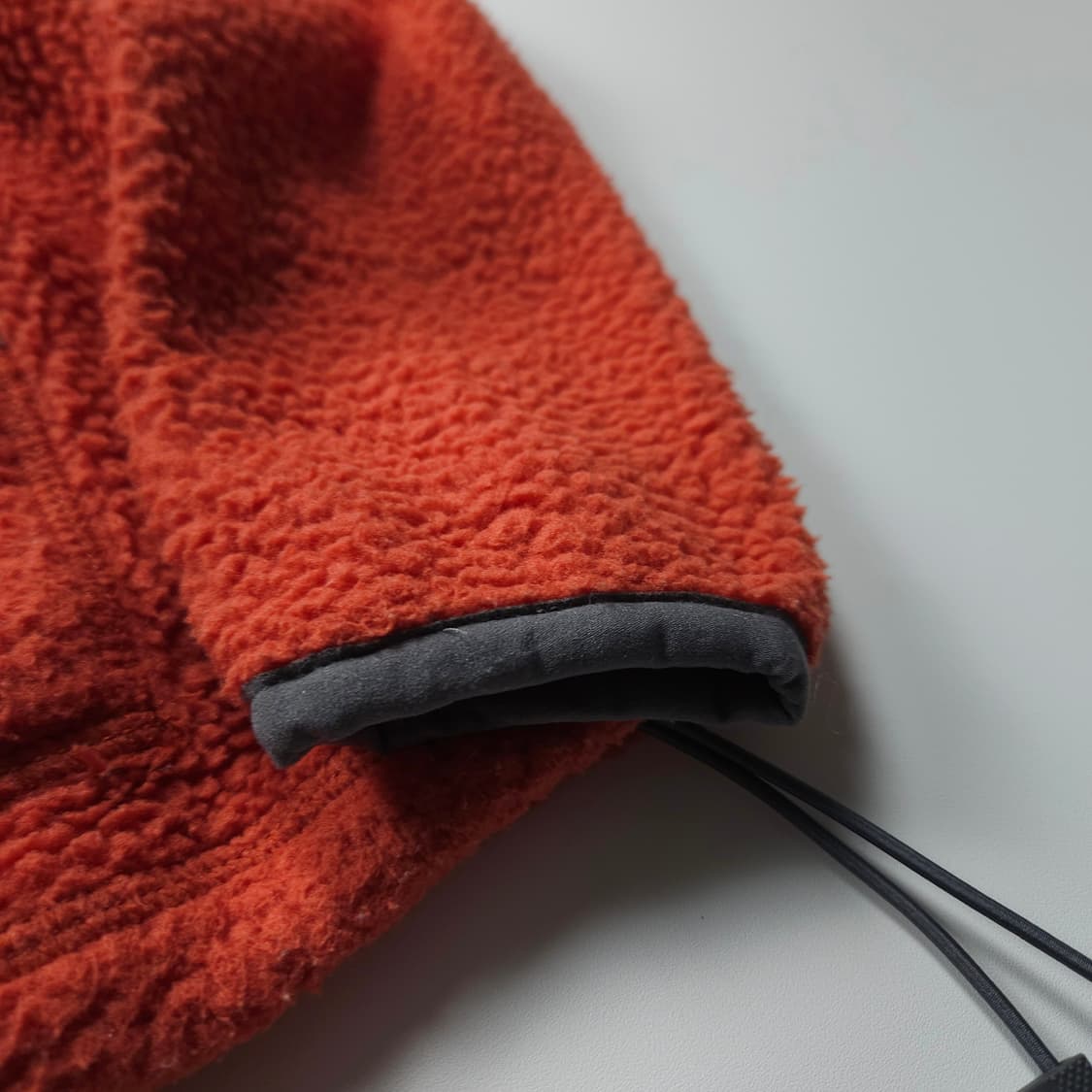 칼하트 릴렉스드 풀오버 버튼 쉐르파 자켓  (XS) 상품이미지5