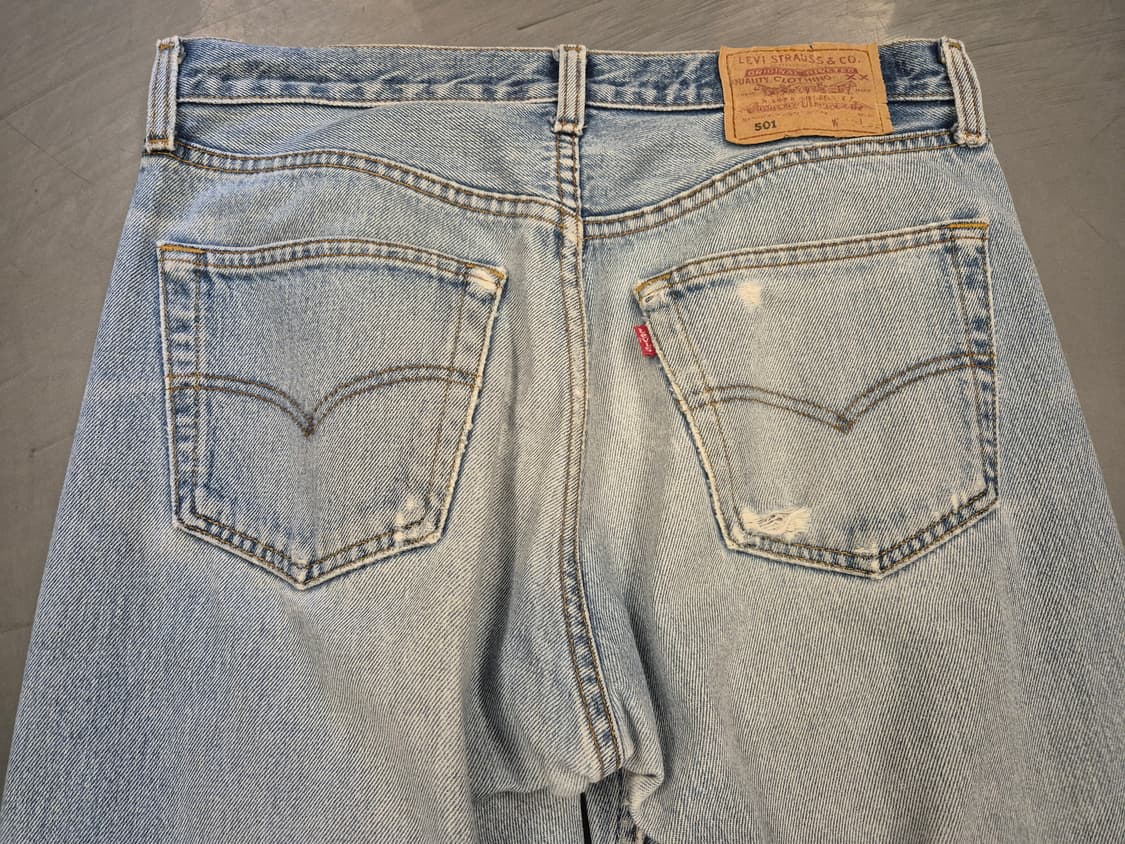 90s 리바이스 501 데님 팬츠 상품이미지5