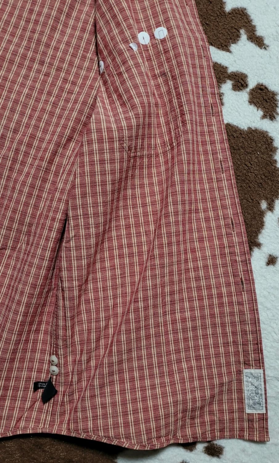 RRL 남성용 체크 남방(XL) 상품이미지5