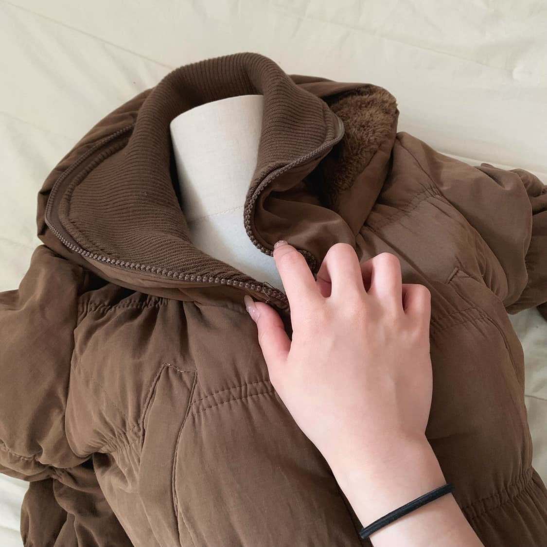 잉그니 패딩 빈티지 패딩 와투케 패딩 히피그런지 일본빈티지 모리룩 모리걸 상품이미지4