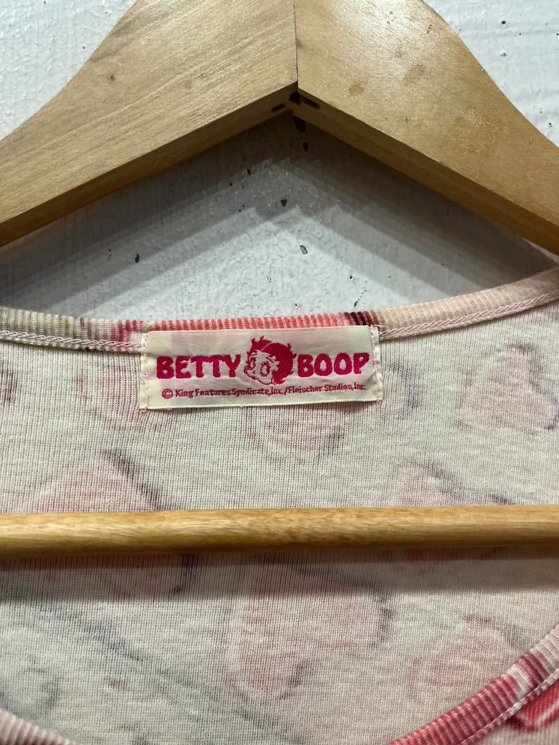 Bettyboop 베티붑 풀프린팅 하프 가디건 Made in JAPAN 상품이미지5