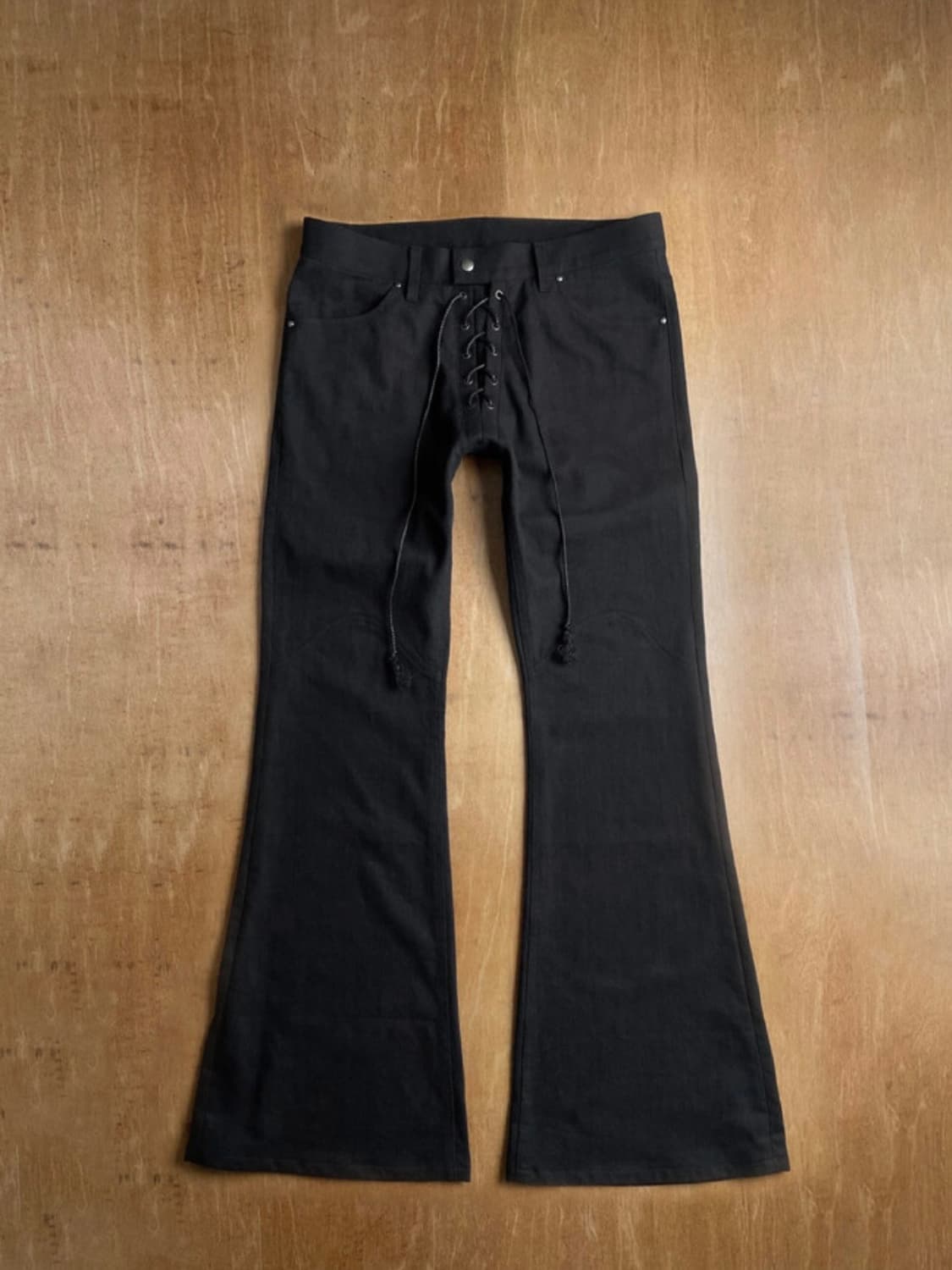 Das Schloss Lace Up Flare Pants 상품이미지1