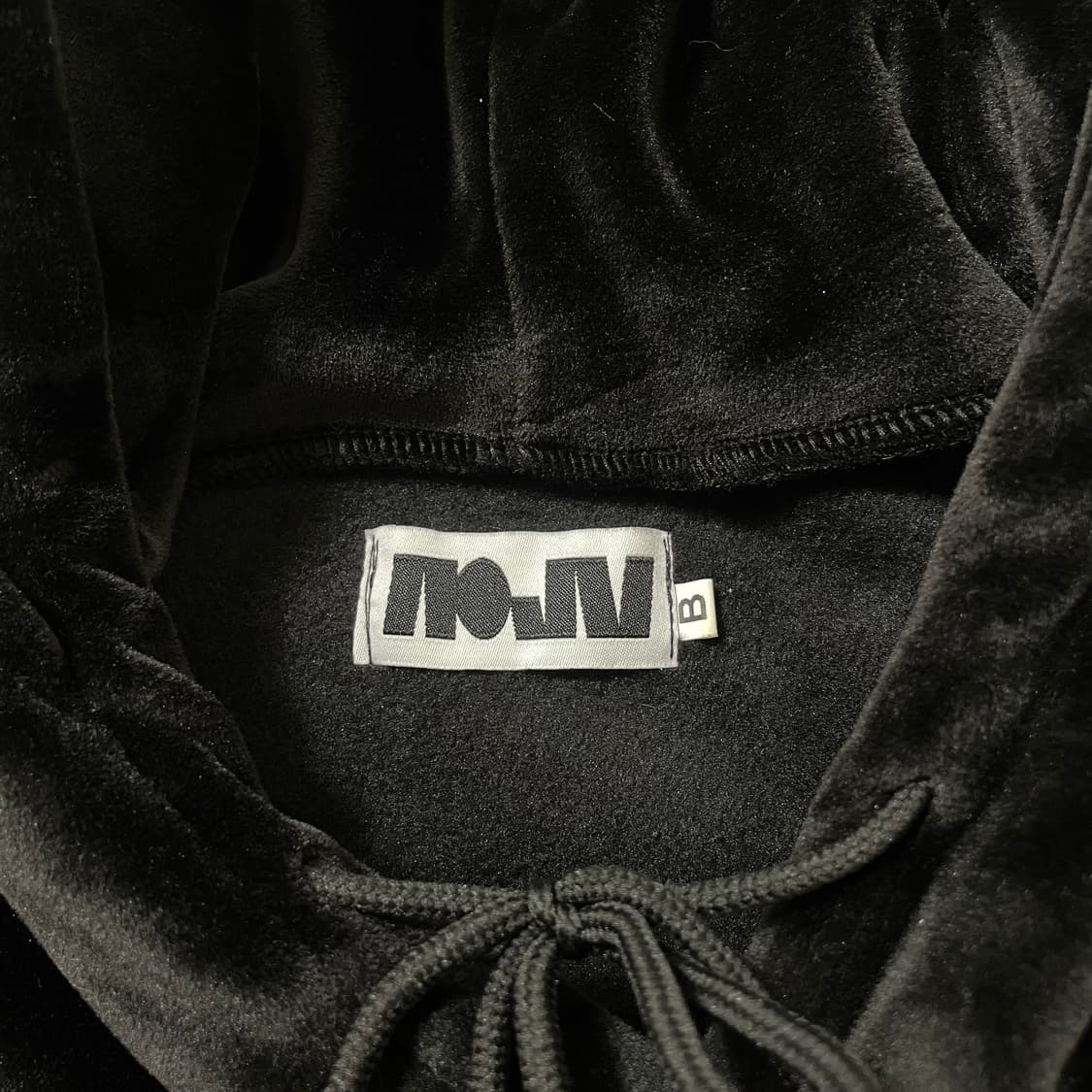 빈티지9. MOON 타이거 벨벳 후드티 기모 블랙 후드 상품이미지5
