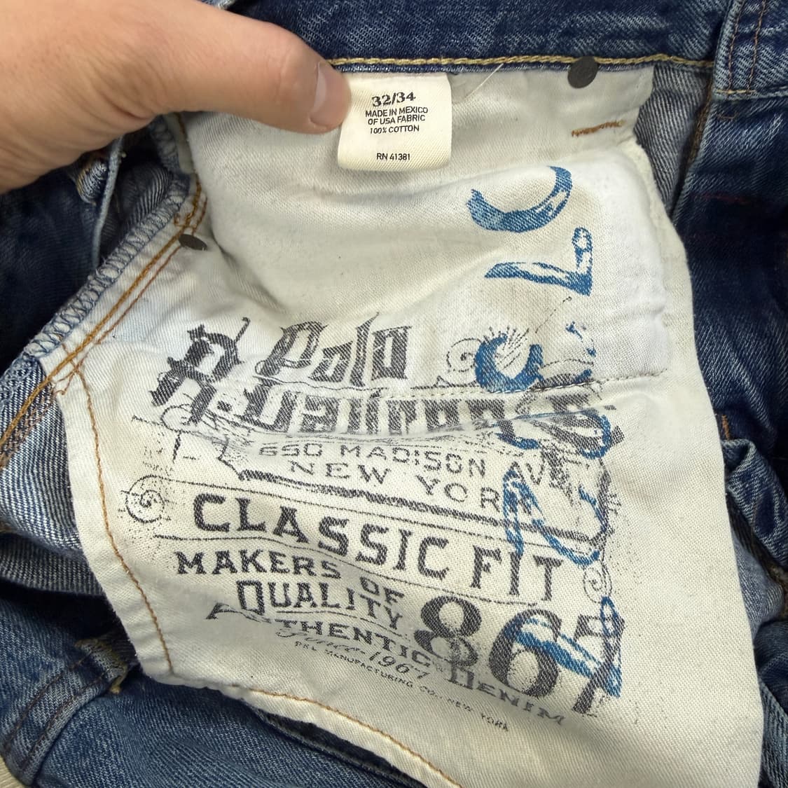 (32)폴로 랄프로렌 중청 데님팬츠 상품이미지5