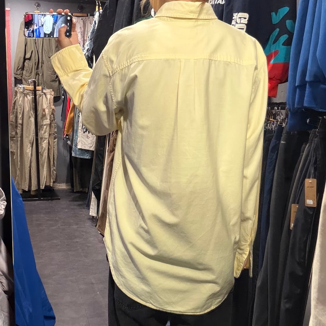 [IM] Carhartt 칼하트 긴팔셔츠 옐로우 상품이미지4