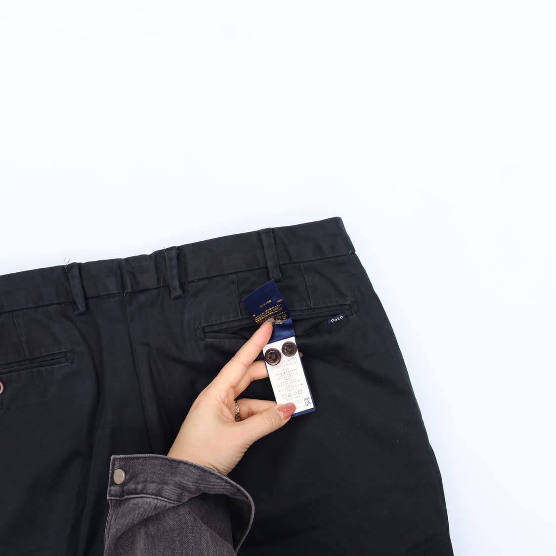 [실측확인] 폴로 랄프로렌 남성 슬림핏 코튼 면팬츠 바지 0106J 상품이미지8