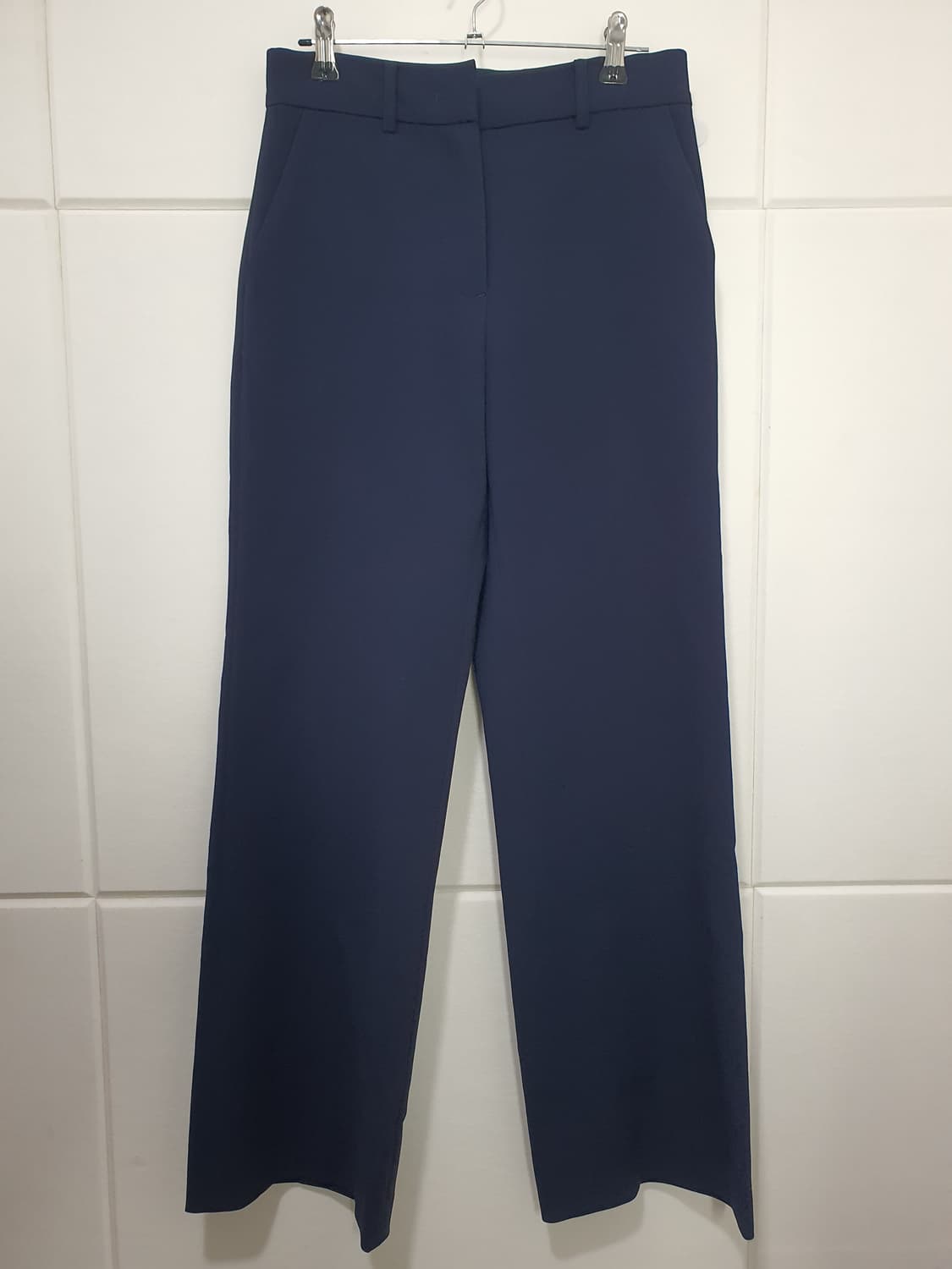 럭키슈에뜨 네이비 와이드 슬랙스 사이즈 36 상품이미지2