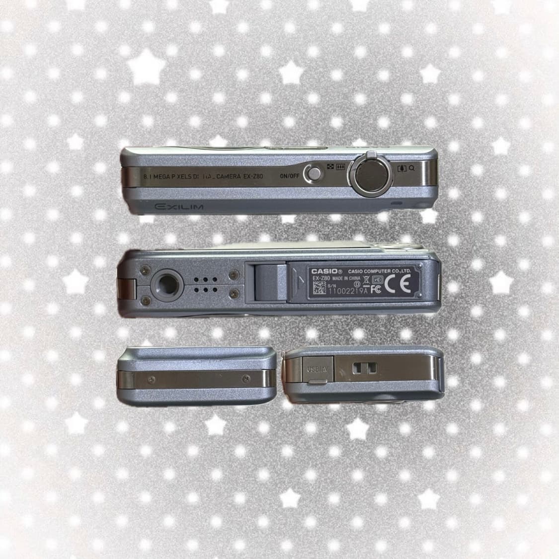 희귀) 빈티지 디카 CASIO EXILIM Z80 카시오 엑슬림 상품이미지4