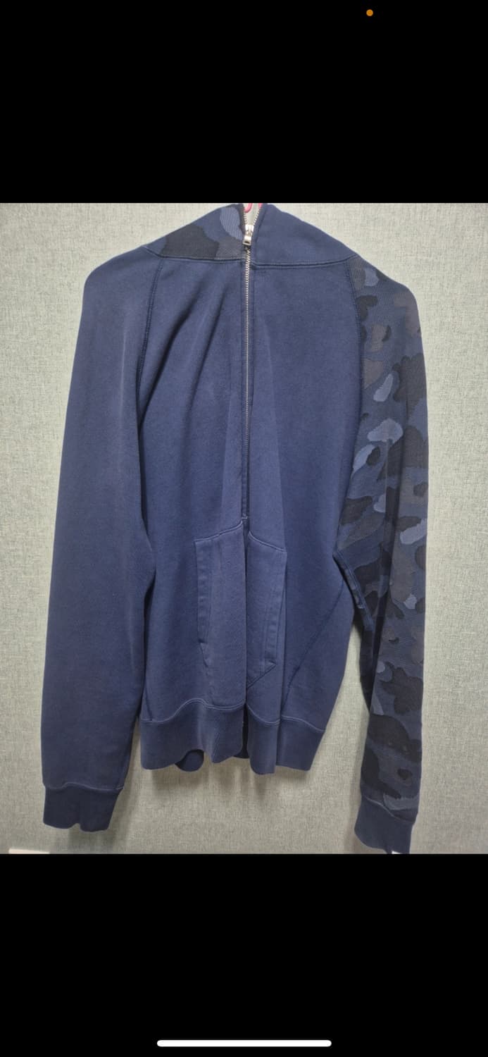 베이프 BAPE 샤크 후드집업 XL 네이비 상품이미지4