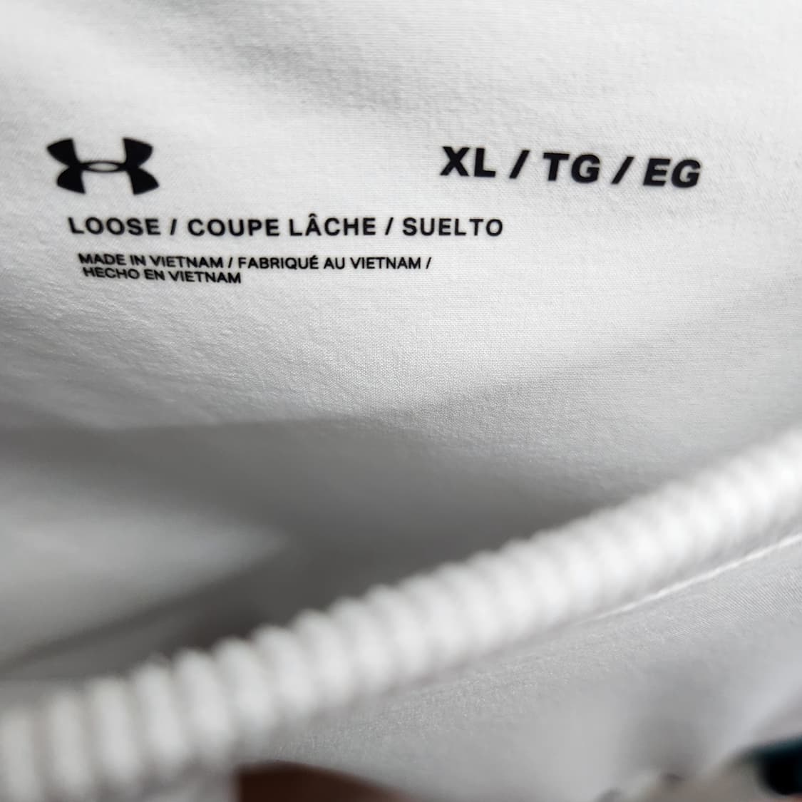 언더아머 로고 배색 스트링 웜업 크루넥 XL(3XL) 상품이미지6