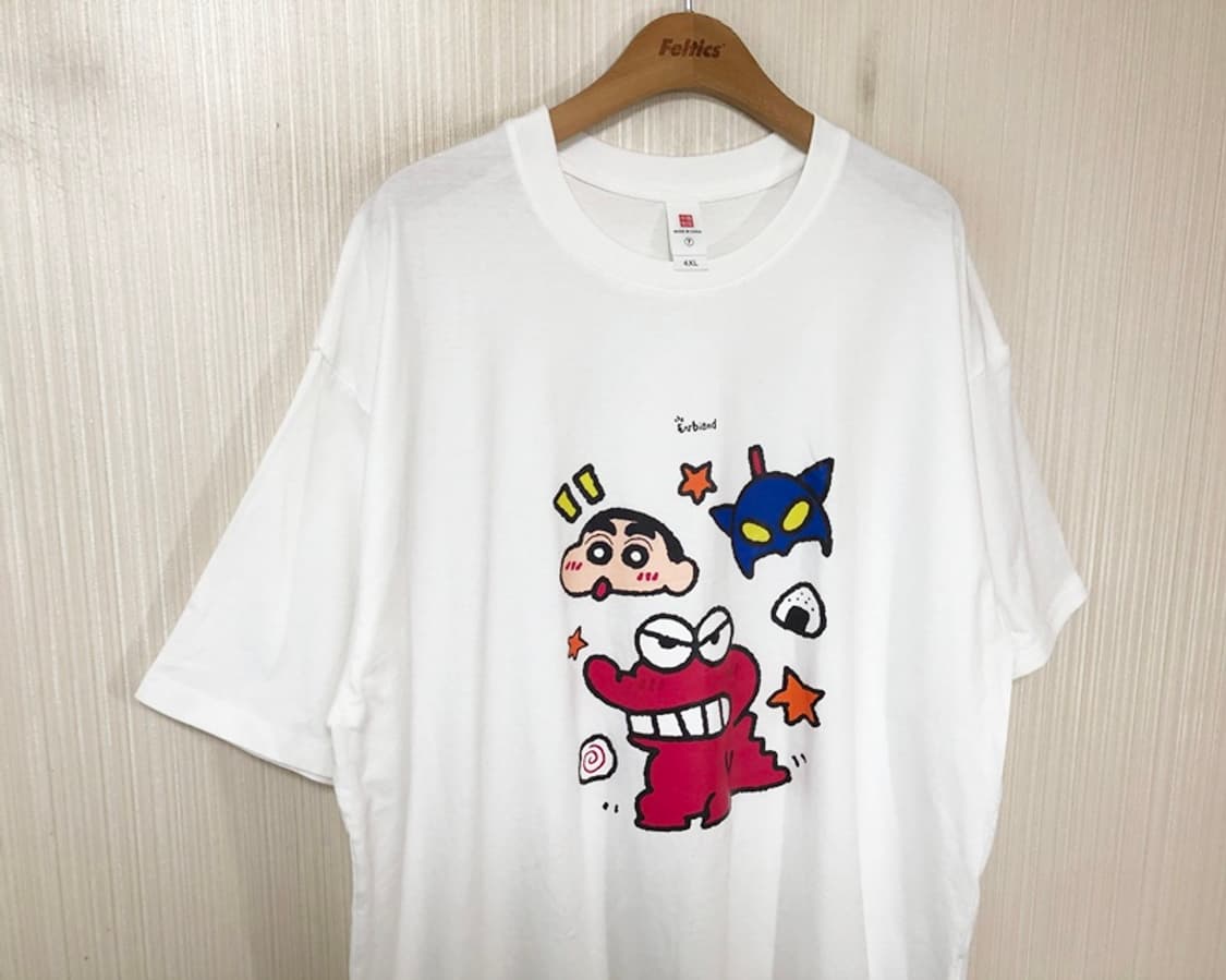  짱구는못말려/크레용신짱 반팔티셔츠 4XL 상품이미지5