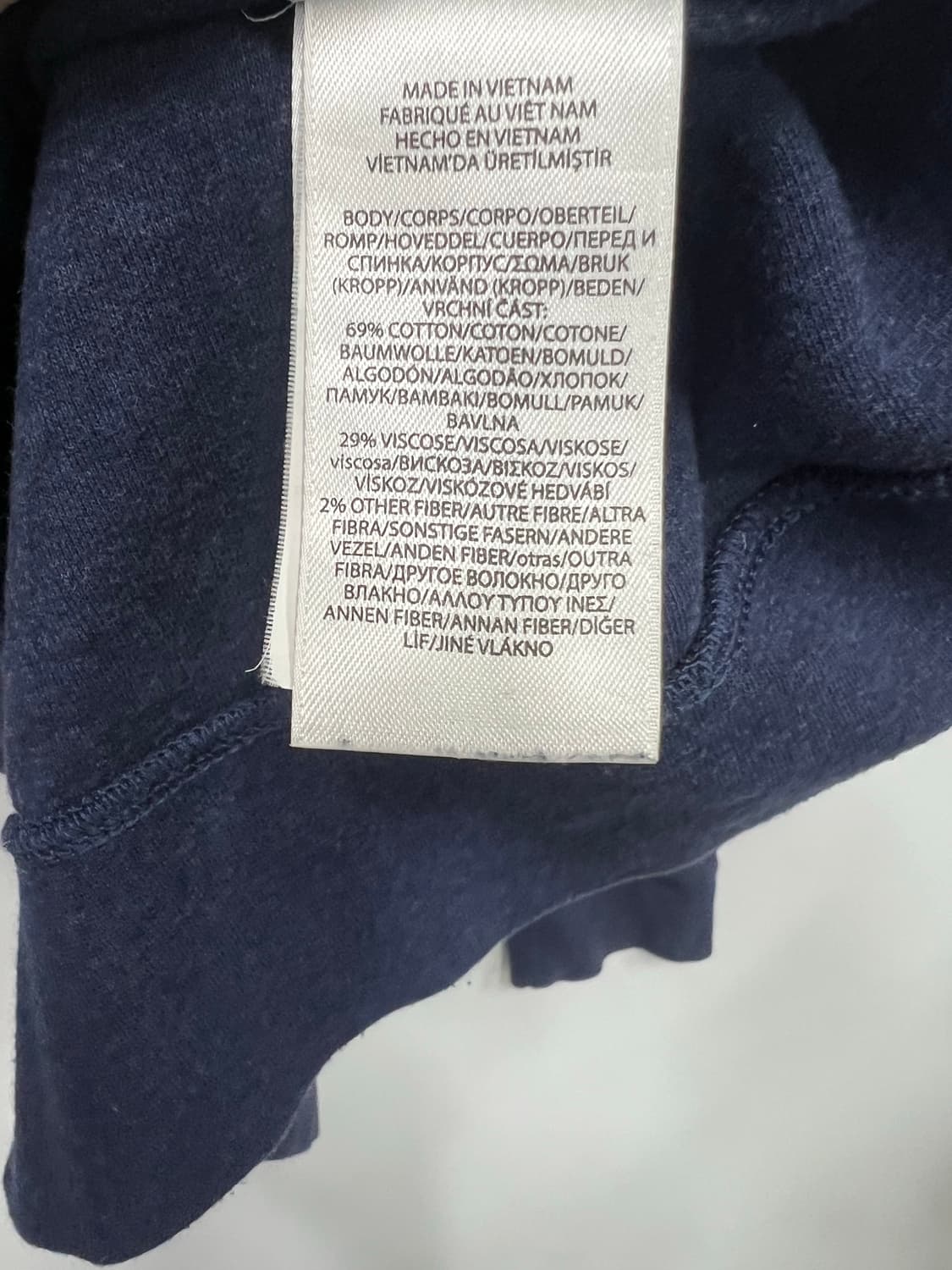 폴로 네이비 긴팔티  상품이미지3