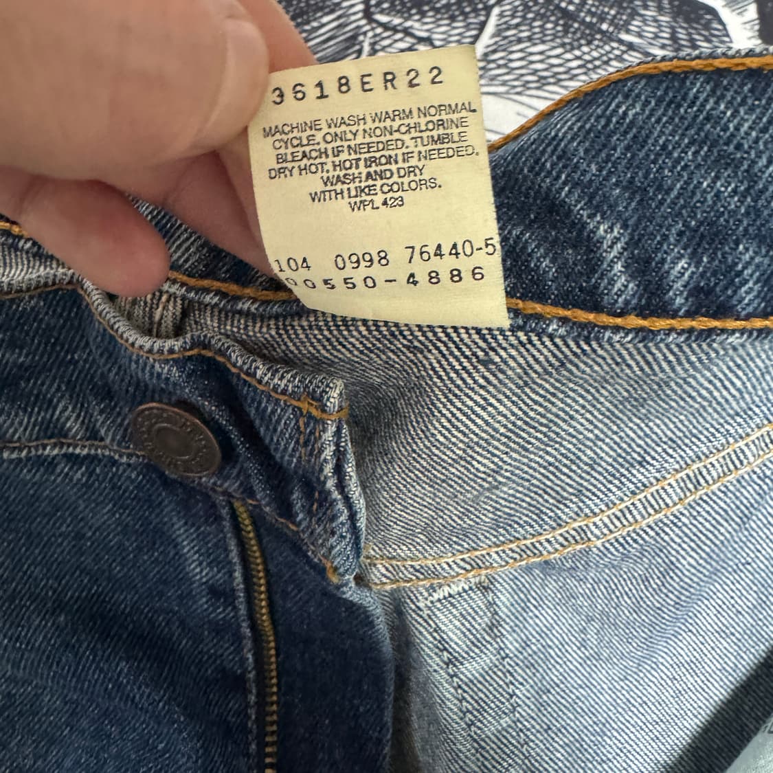 90s 리바이스 550 W34 L30 사이즈 상품이미지5
