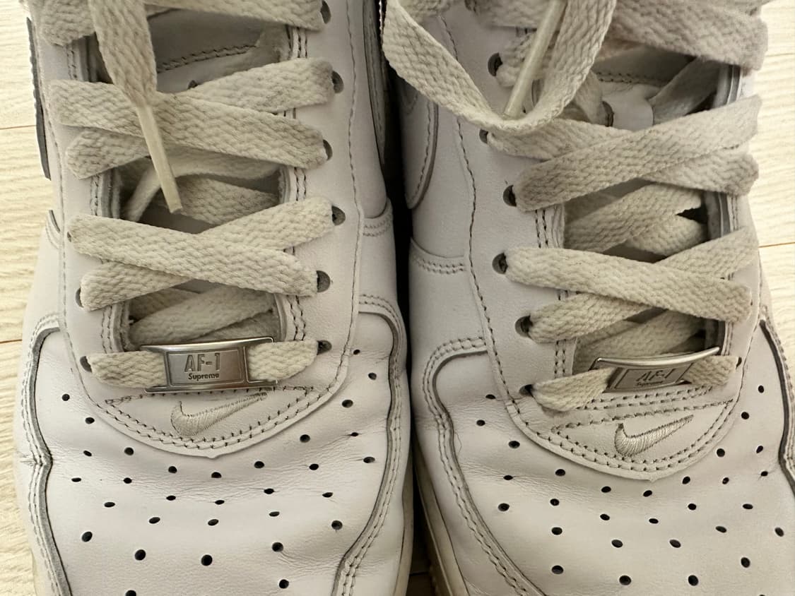 (270) 나이키 x 슈프림 에어포스1 화이트 상품이미지2