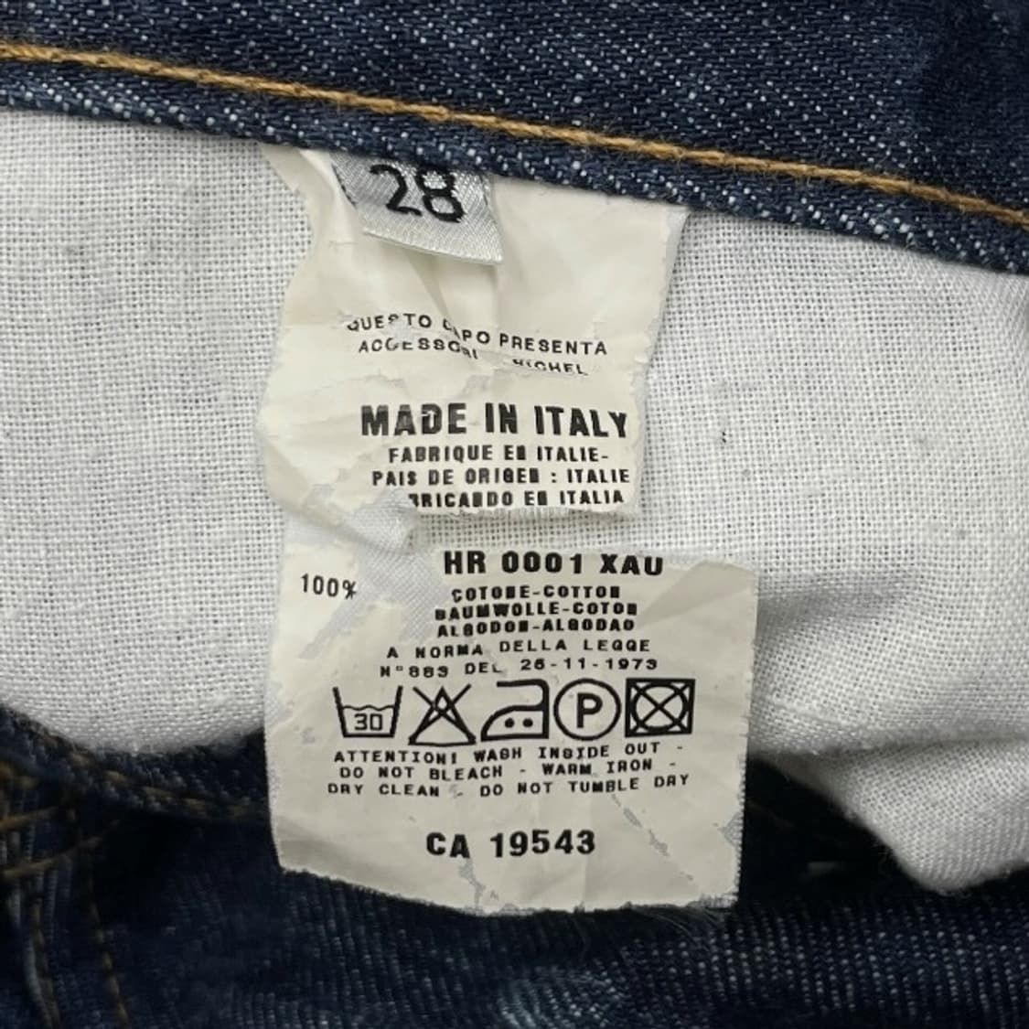 90s 헬무트랭 클래식 데님 팬츠 상품이미지8