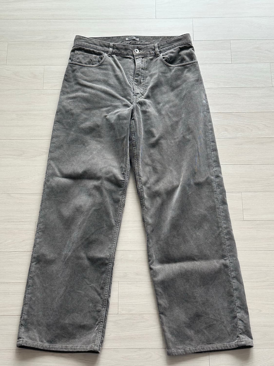 [4] 오라리 25aw 피그먼트 다이드 코듀로이 팬츠 상품이미지1