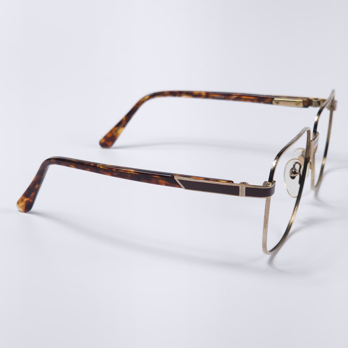18K 도금 90년도 올드빈티지 톨토이즈 안경 상품이미지3