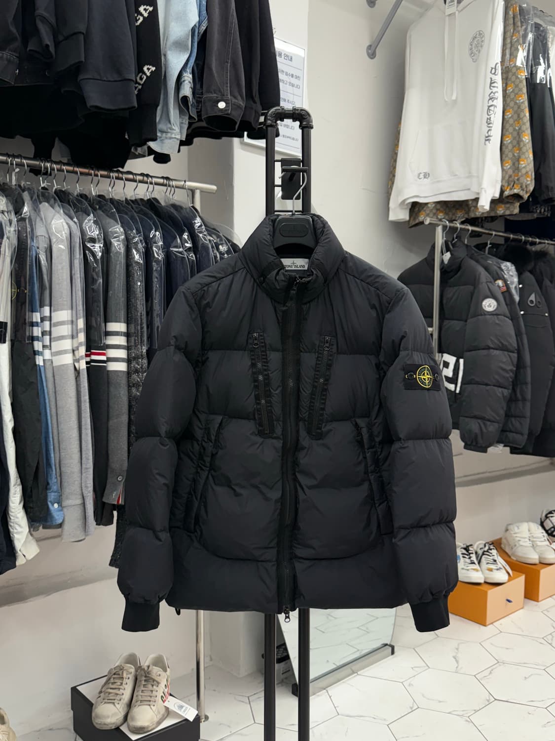 [M] 스톤아일랜드 크링클랩스 패딩 상품이미지1