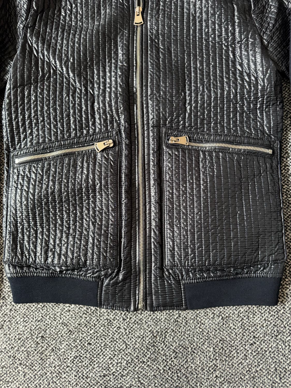 돌체앤가바나 퀄팅 블루종 상품이미지4