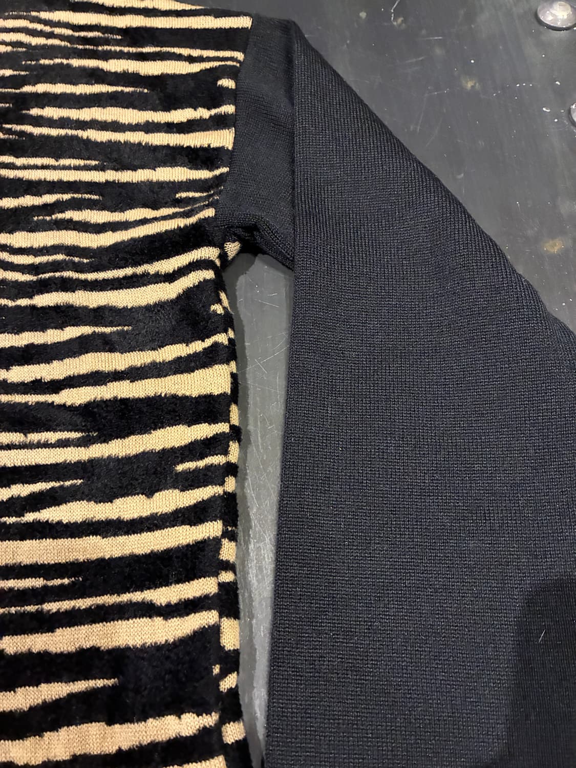 S) 막스앤코 MAX&co 울 니트 호피 갸루 모리걸 상품이미지3