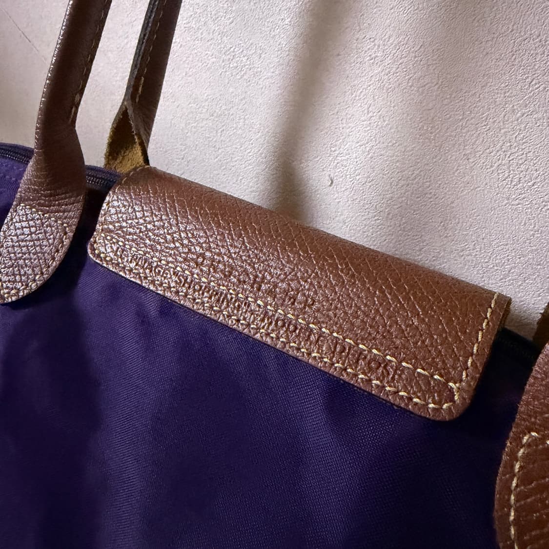 롱샴 르플리아쥬 여성 숄더&토트백 퍼플 상품이미지4