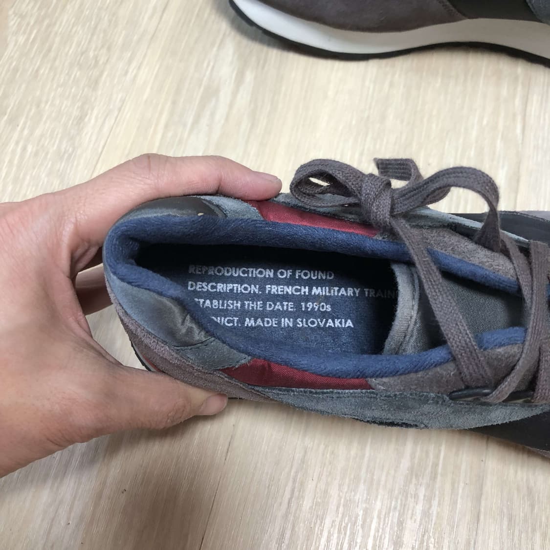 (41) 리프로덕션 오브 파운드 리오파 프렌치 밀리터리 트레이너 스니커즈 상품이미지6