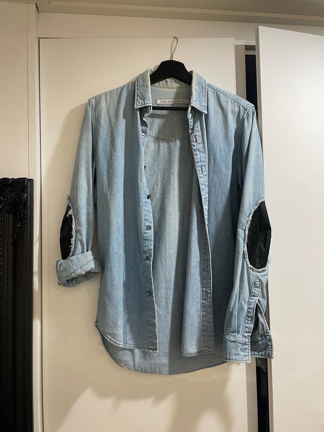 존 로렌스 설리반 레더패치 데님 셔츠 상품이미지2