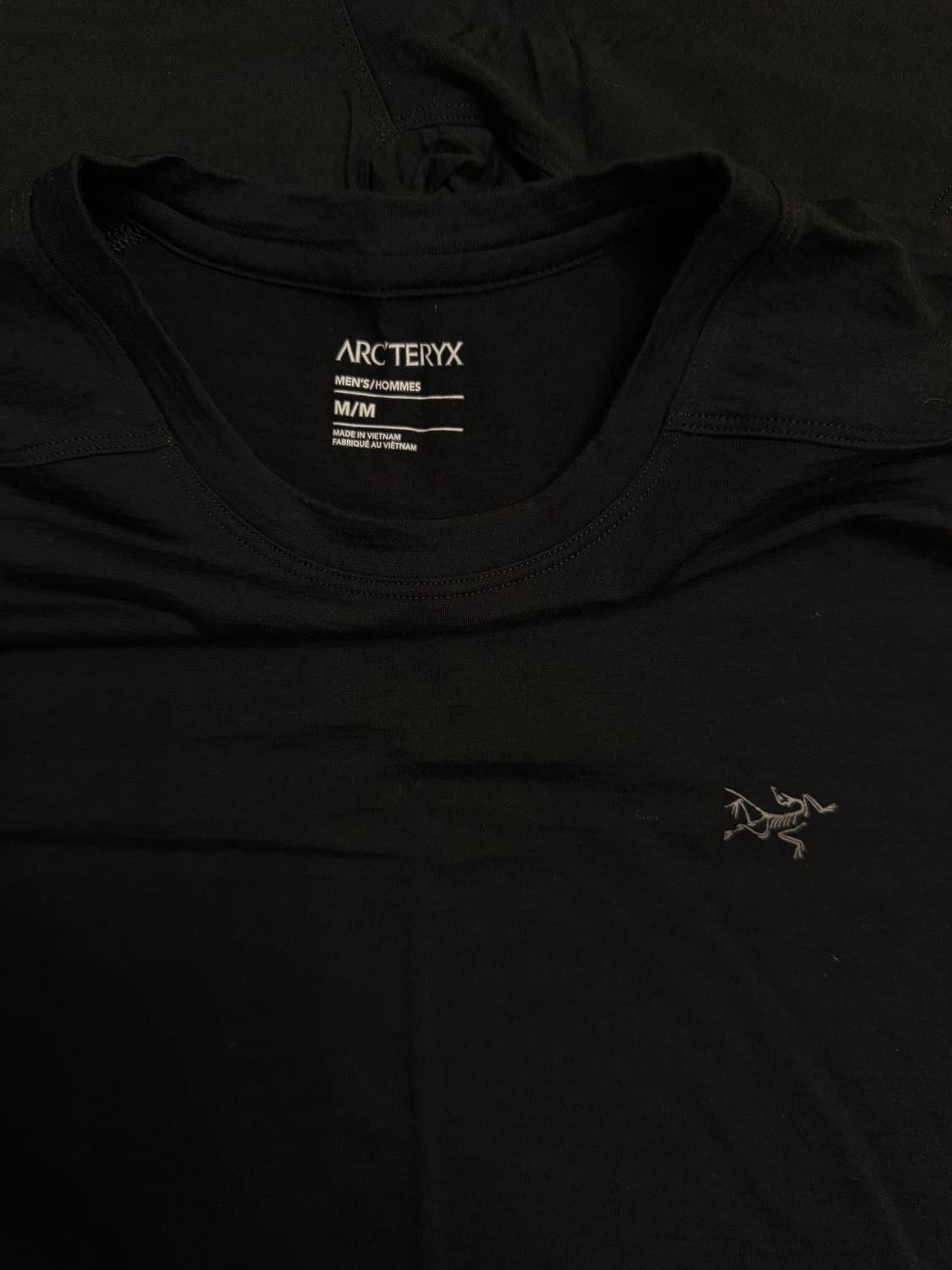 아크테릭스 울 반팔 티셔츠 블랙 새상품 상품이미지2