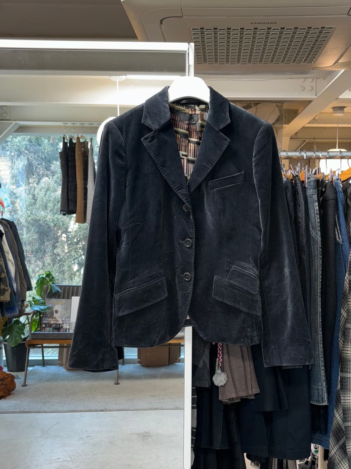 폴스미스 블랙 벨루어 자켓 상품이미지1