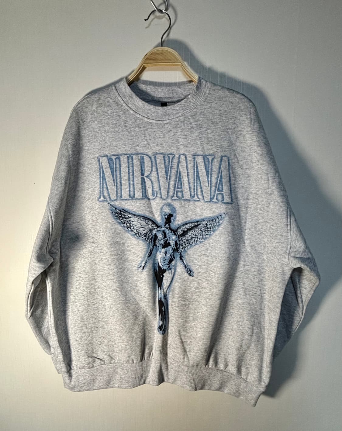 Nirvana artwork sweatshirt 너바나 빅로고 스웻셔츠 상품이미지5