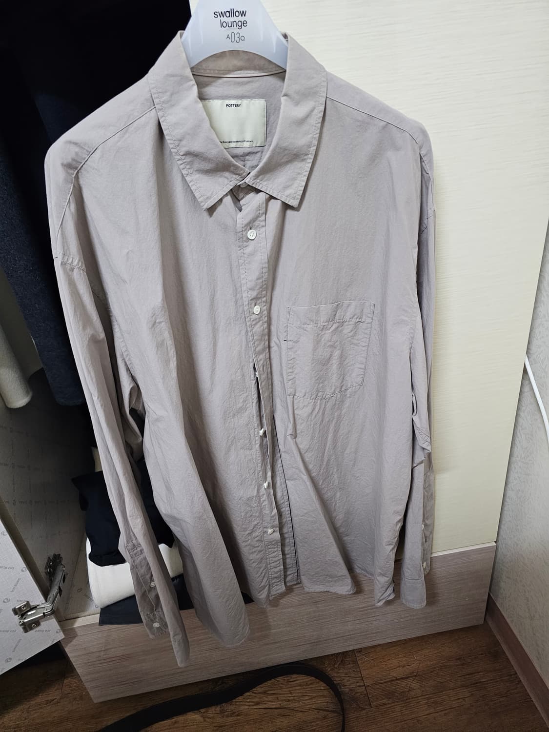 포터리 타입라이터 컴포트 셔츠 3사이즈 (드리즐) 상품이미지3