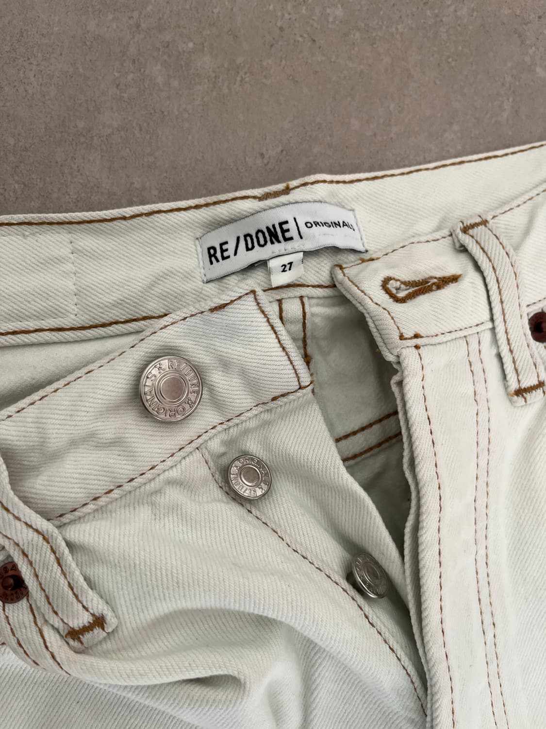 리던 화이트데님 27 re/done 상품이미지4