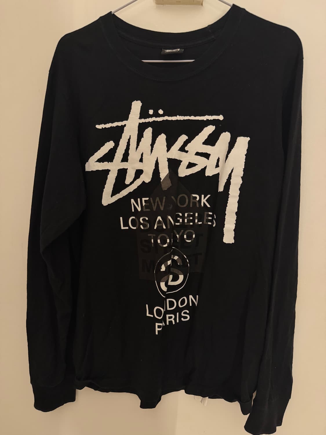 스투시 도버스트릿마켓 월드투어 롱슬리브 티셔츠S 상품이미지1