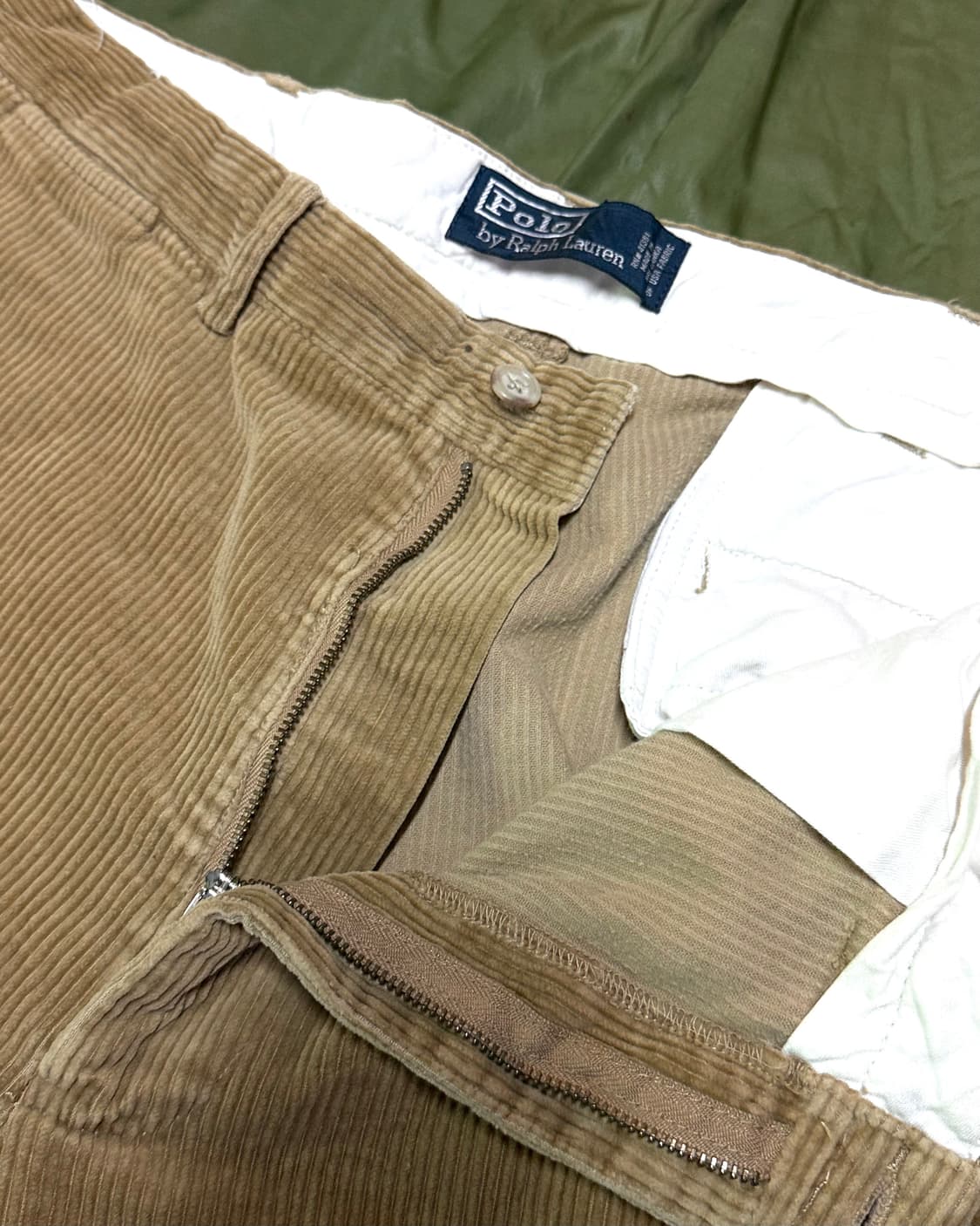 90‘s 폴로 랄프로렌 패치워크 코듀로이 팬츠 36 [브라운] 상품이미지2