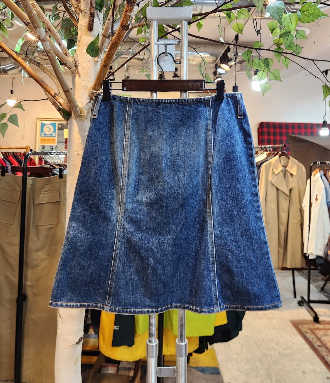 BURBERRY 버버리 블루라벨 데님 스커트 상품이미지4