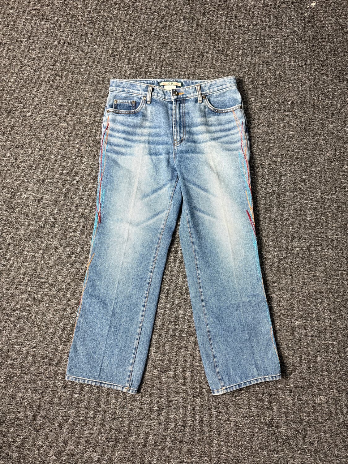 빈티지 히피 데님 팬츠 상품이미지1